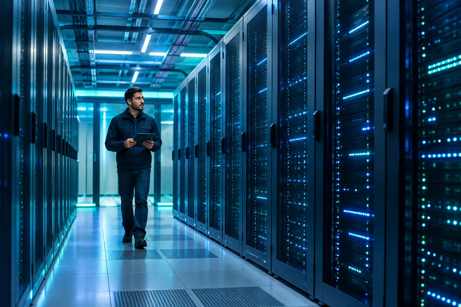 Infraestrutura de servidores e redes para empresas